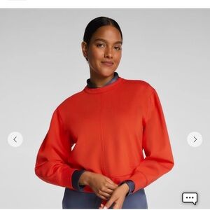 SPANX Vibrant Orange Crewneck Top